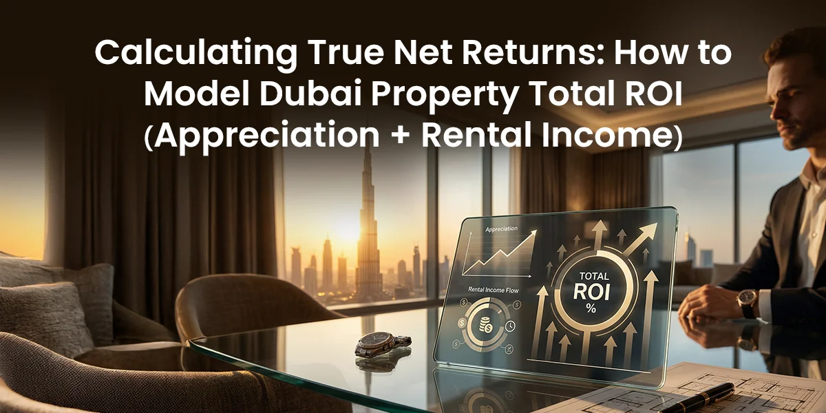 Home 46 Calculating True Net Returns How to Model Dubai Property Total ROI (Appreciation + Rental Income)