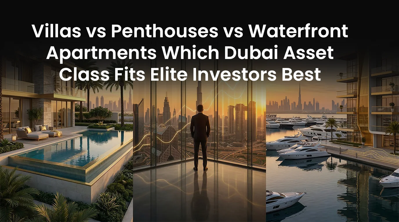 Dubai Villas vs Penthouses vs Waterfront Guide to 2026 ROI