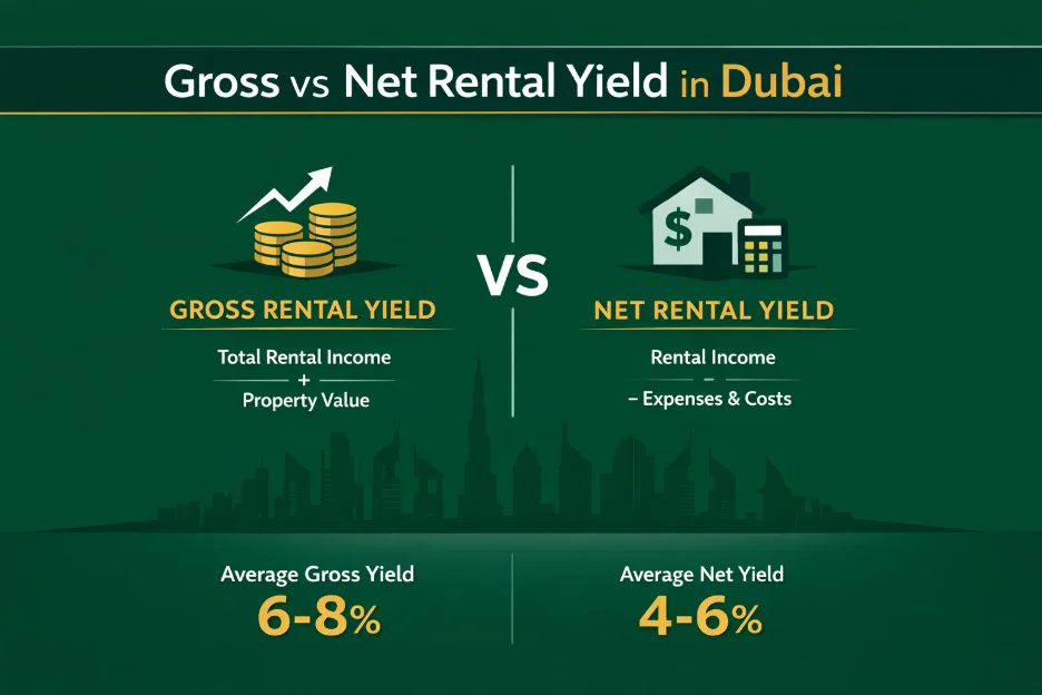Gross vs Net Rental Yield in Dubai