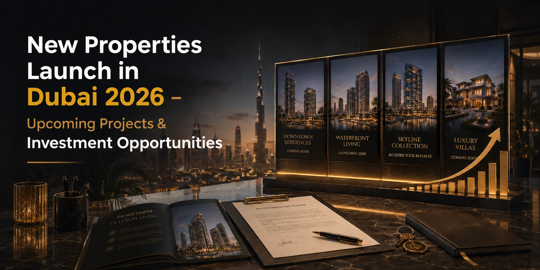 New Property Launches in Dubai 2026 – Upcoming Projects & Investment Opportunities 