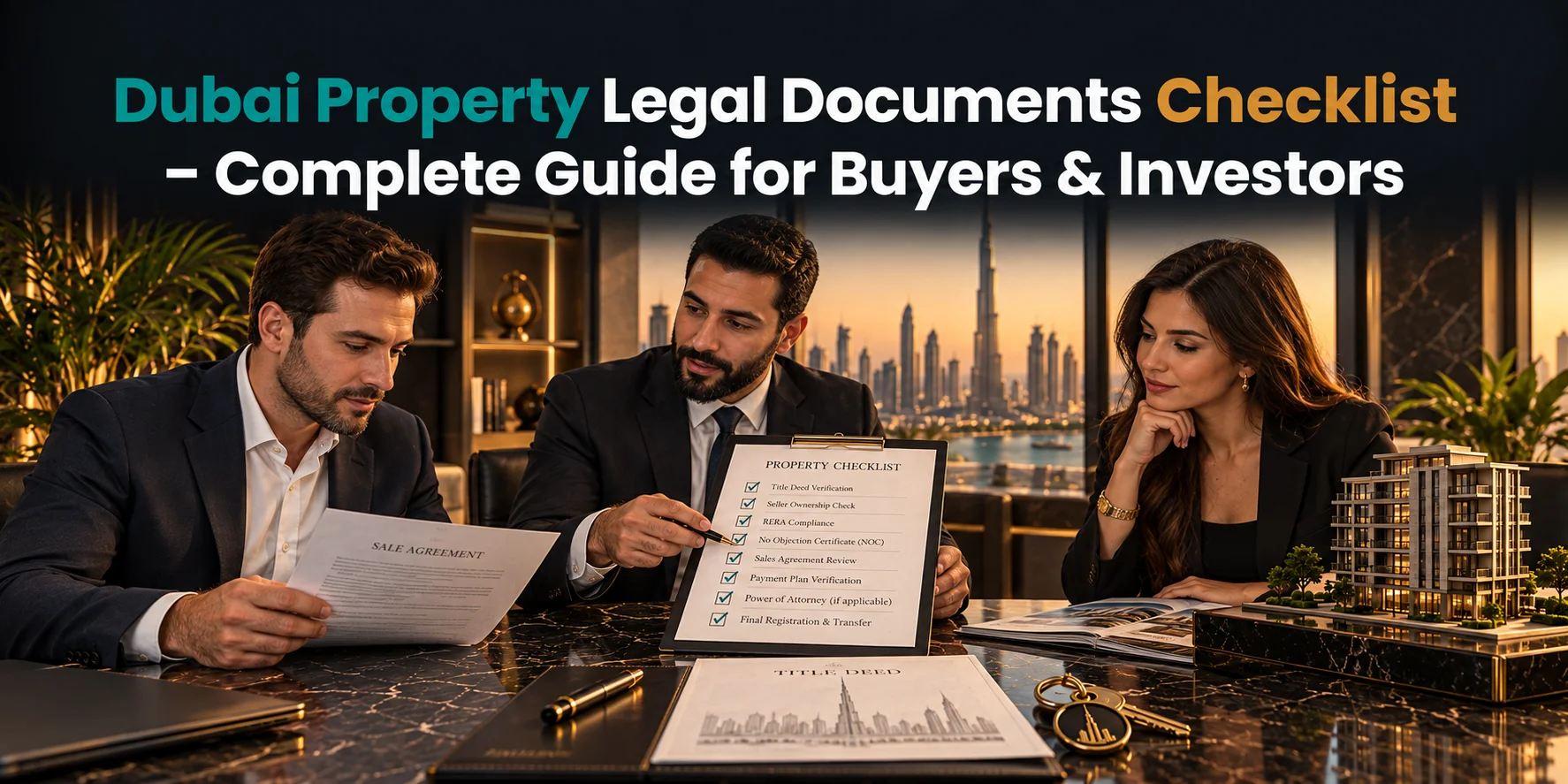 Home 41 Dubai Property Legal Documents Checklist – Complete Guide for Buyers & Investors